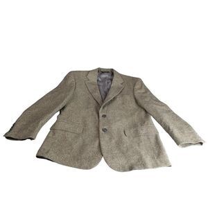 Jos.‎ A. Bank Camel Hair Blazer Men Sz 42R 2 Button Gray Workwear